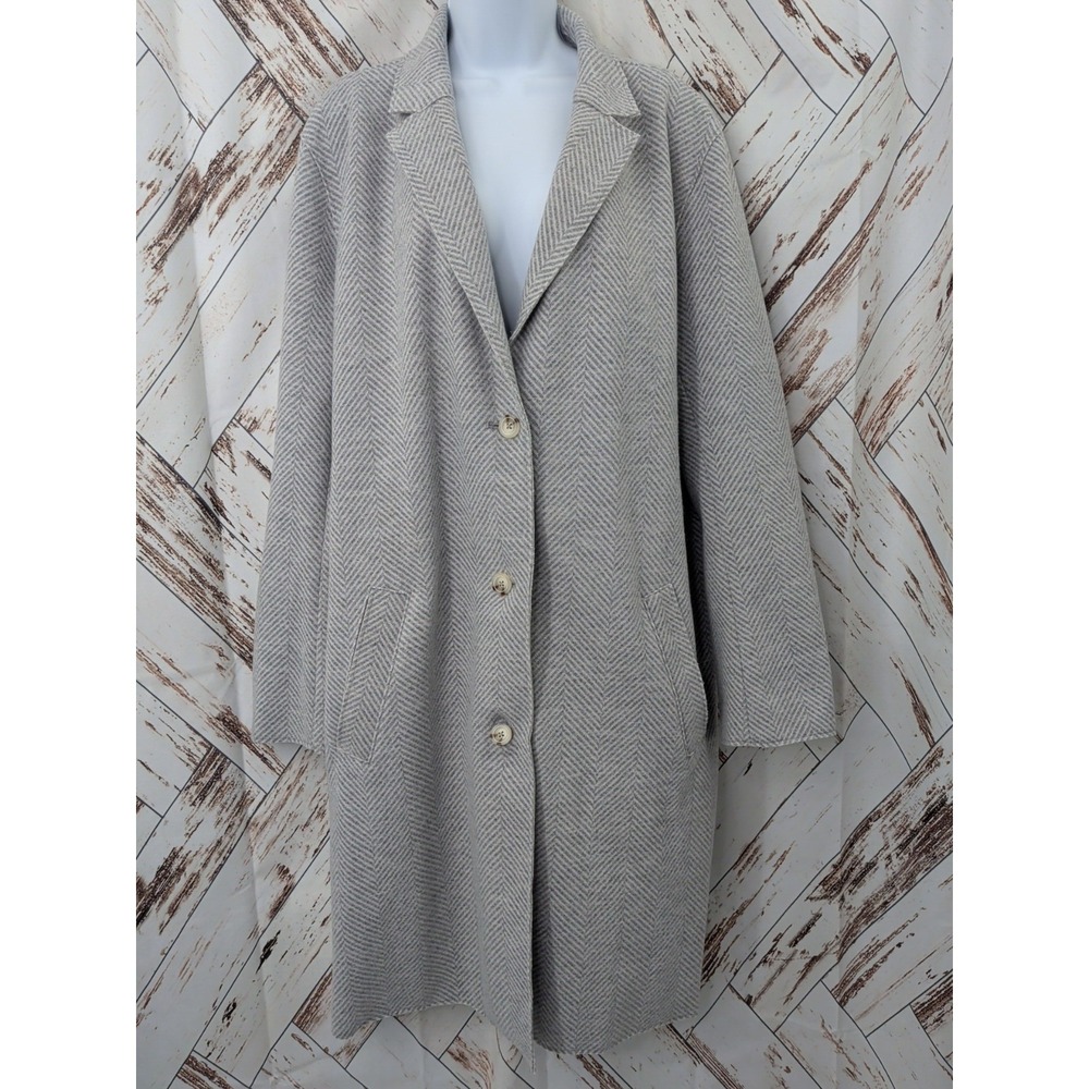 Anthropologie Maeve Chevron-Knit Car Coat - Picture 2 of 8